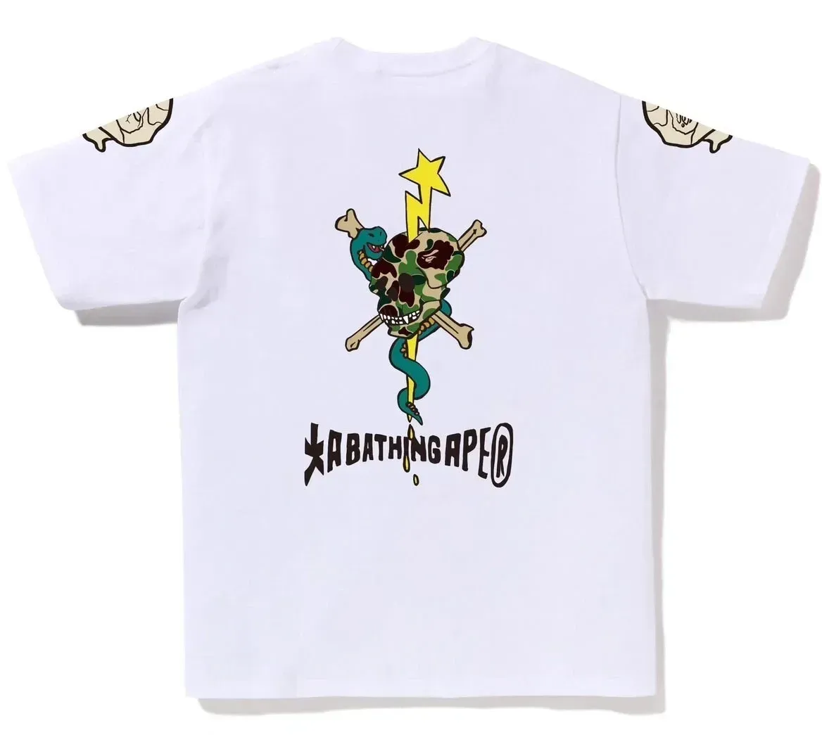 Футболка чоловіча Bape Souvenir Skull Black Tee (1K80110052) — фото 2