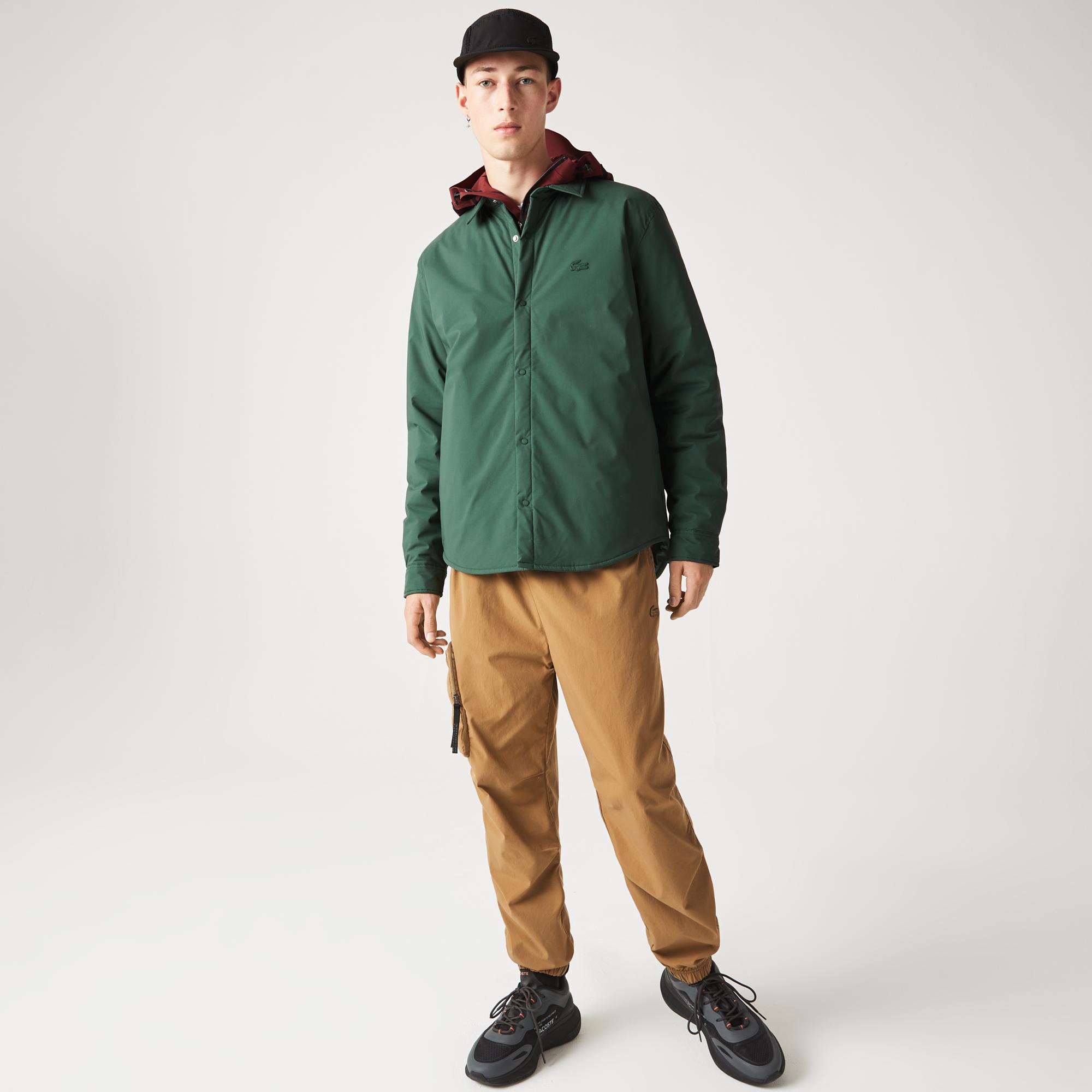 Водовідштовхувальна сорочка Lacoste Men's Overshirt Green — фото 5