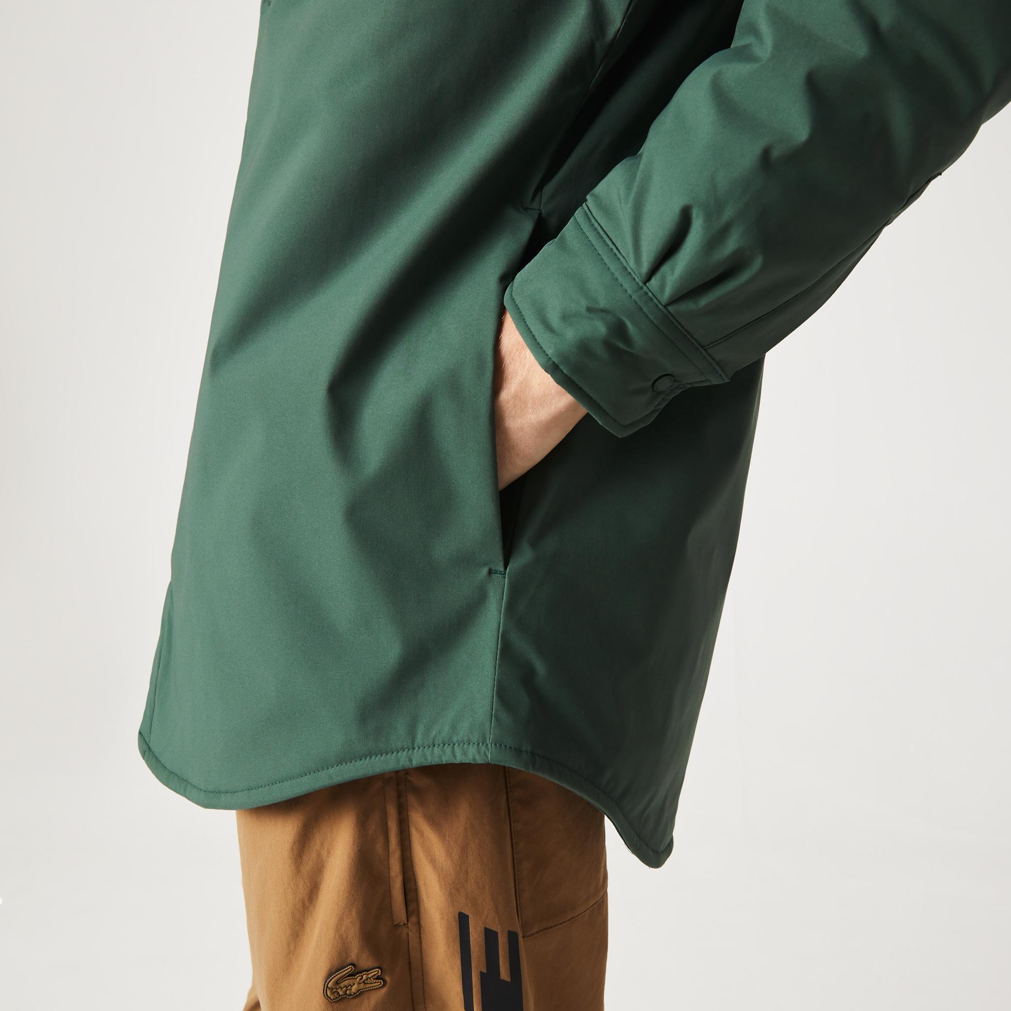 Водовідштовхувальна сорочка Lacoste Men's Overshirt Green — фото 19