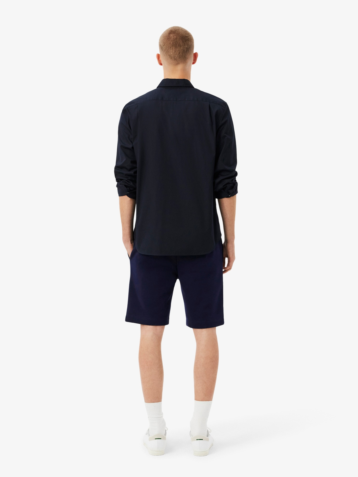Шорти Lacoste Organic Brushed Cotton Fleece Blue — фото 5