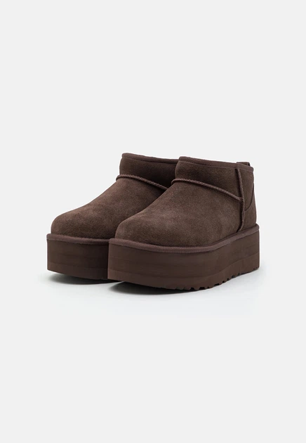 Черевики UGG Classic Ultra Mini Platform Коричневий — фото 4