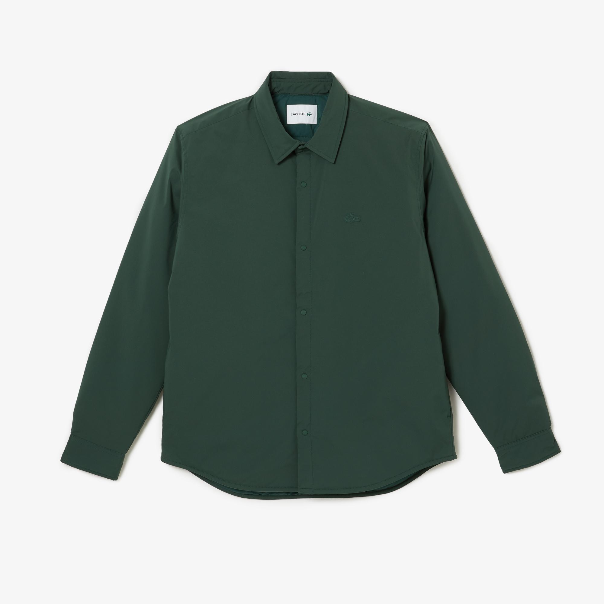 Водовідштовхувальна сорочка Lacoste Men's Overshirt Green — фото 13