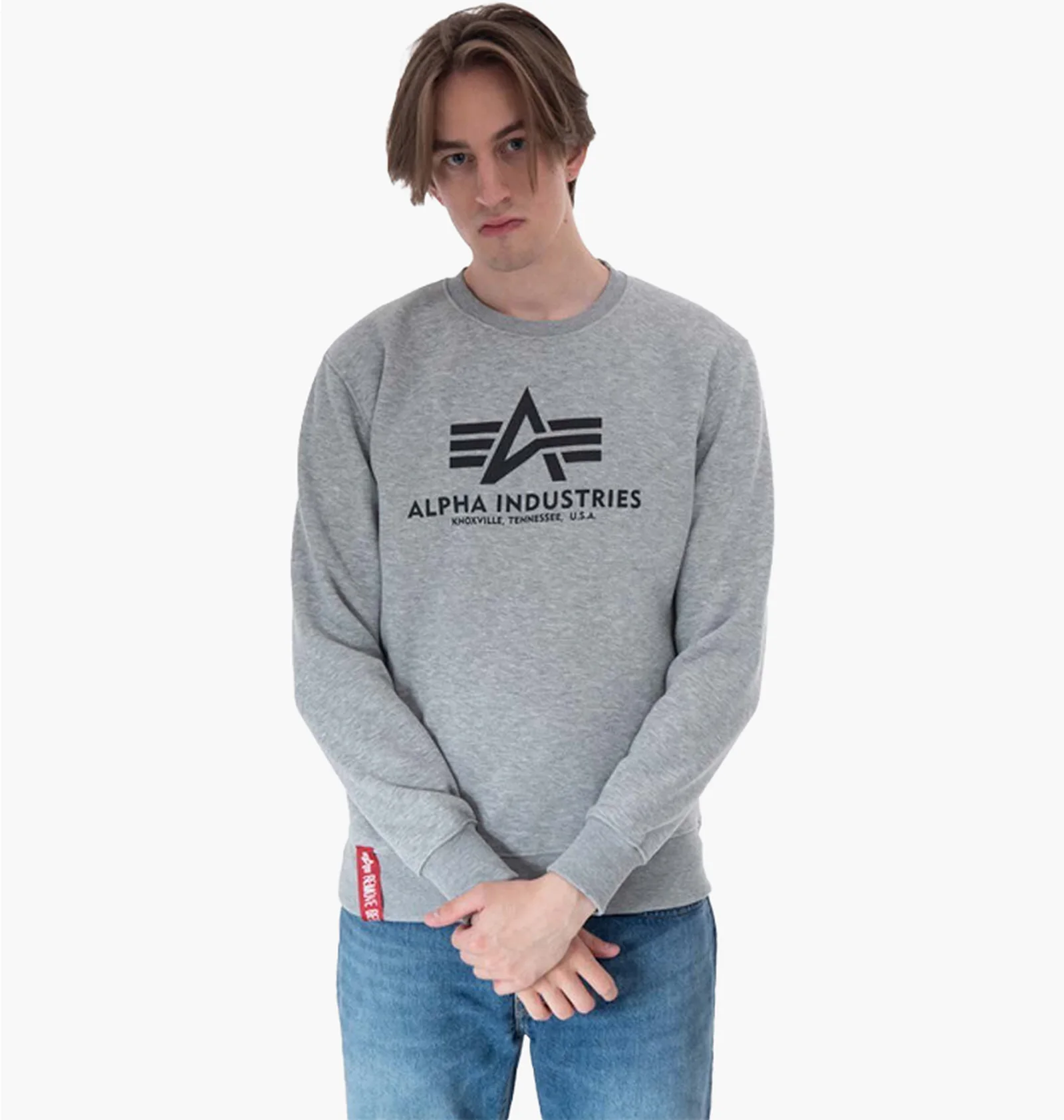 Базовий светр Alpha Industries Grey — фото 1