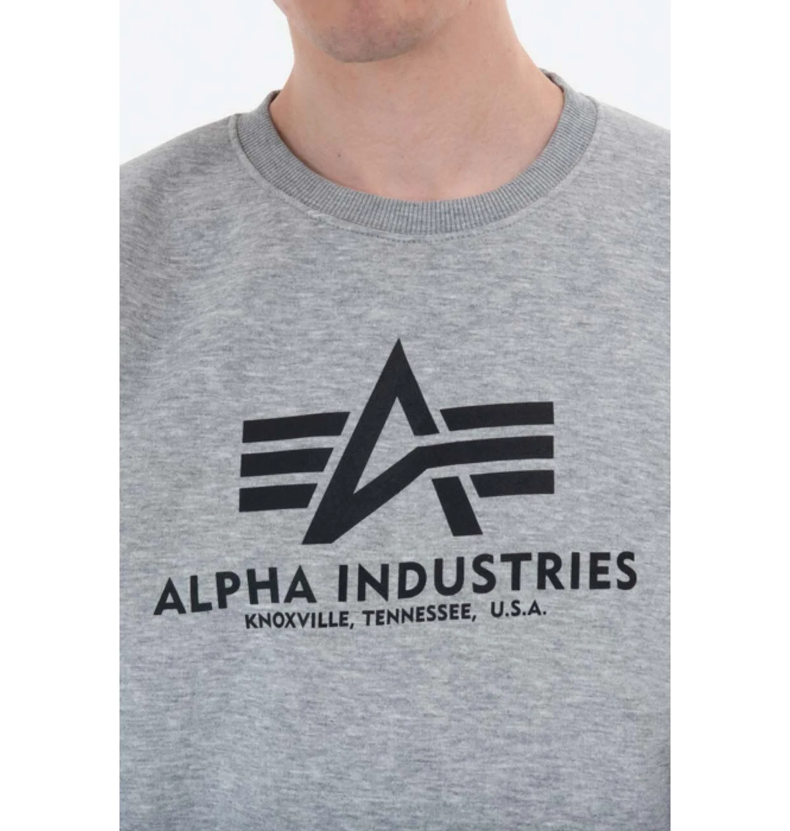 Базовий светр Alpha Industries Grey — фото 8