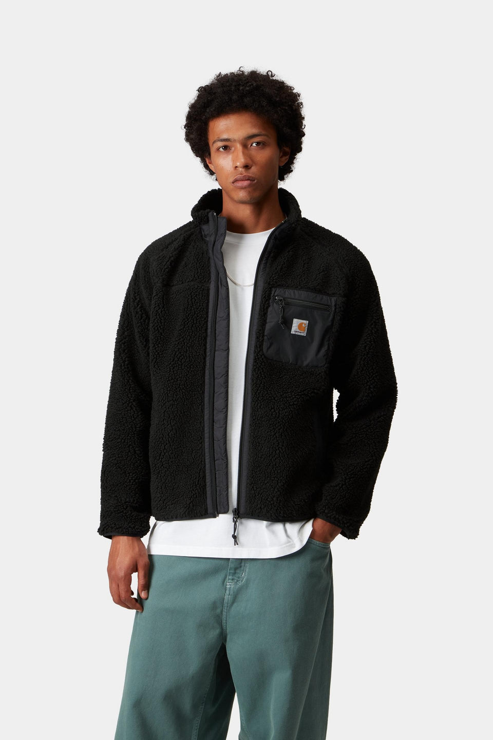 Куртка Carhartt Prentis Liner Camo Laurel/Black — фото 4