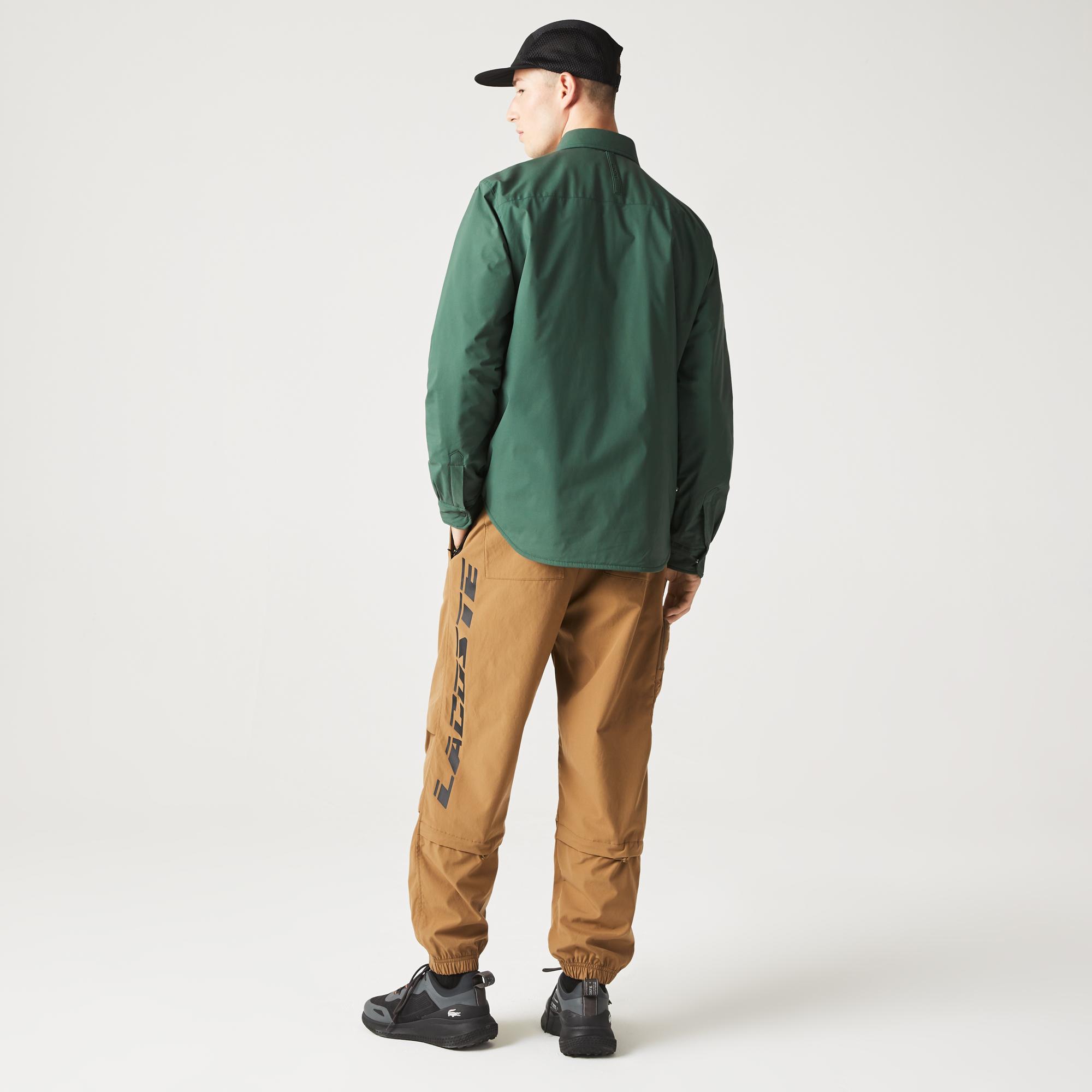 Водовідштовхувальна сорочка Lacoste Men's Overshirt Green — фото 7