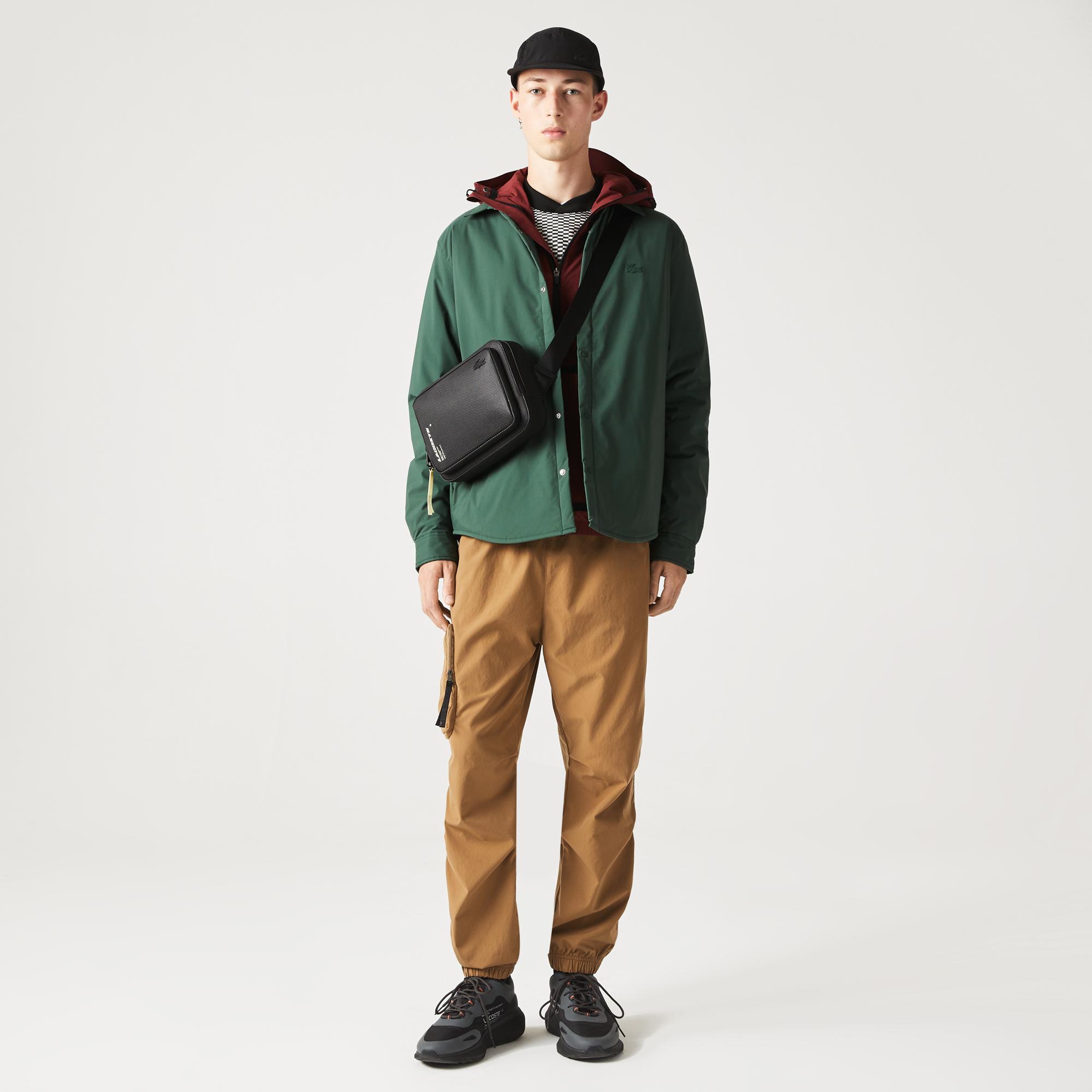 Водовідштовхувальна сорочка Lacoste Men's Overshirt Green — фото 9