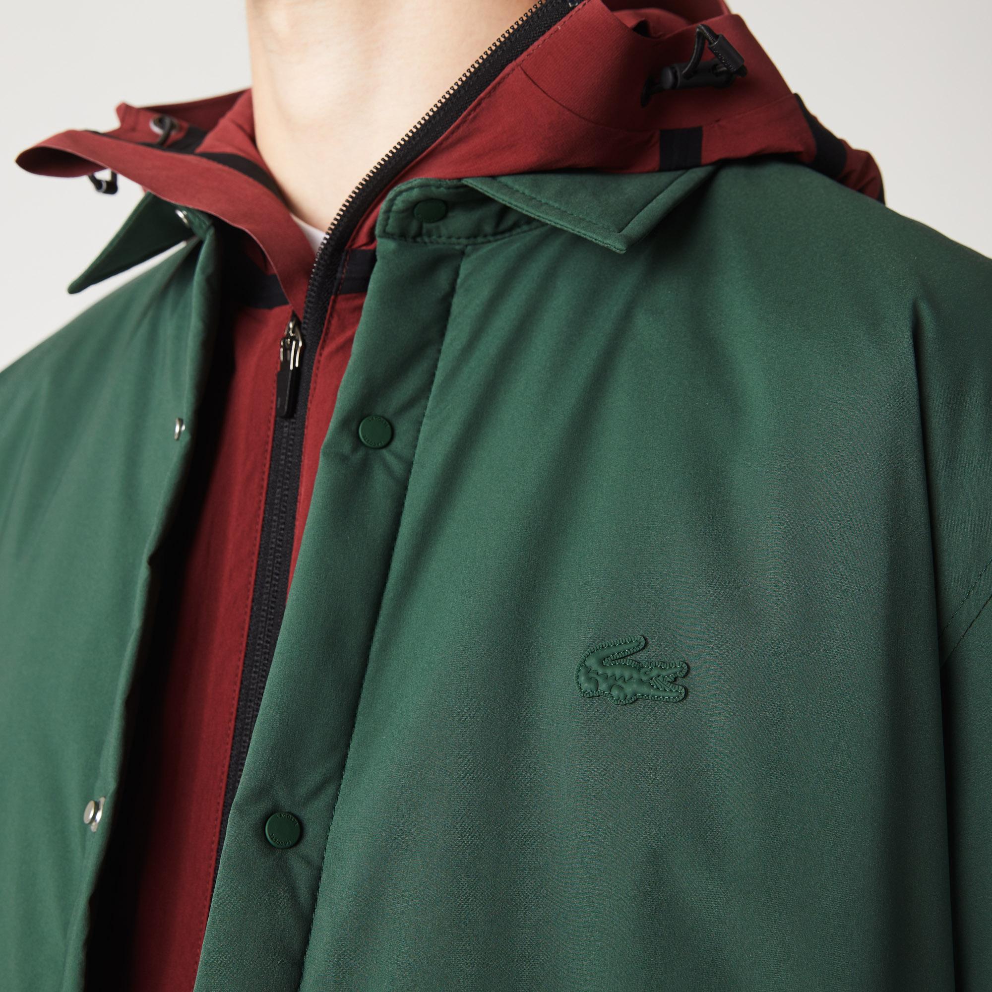 Водовідштовхувальна сорочка Lacoste Men's Overshirt Green — фото 16
