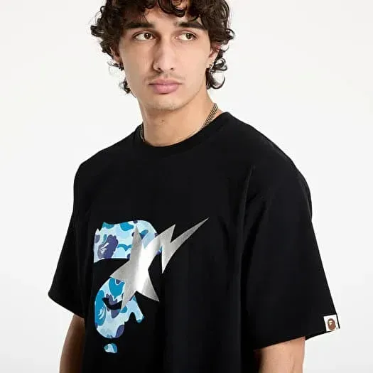 Футболка A BATHING APE ABC CAMO APE FACE STA — фото 2