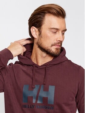 Худі FELPA DA UOMO HELLY HANSEN HH LOGO OLIVE GREEN — фото 4