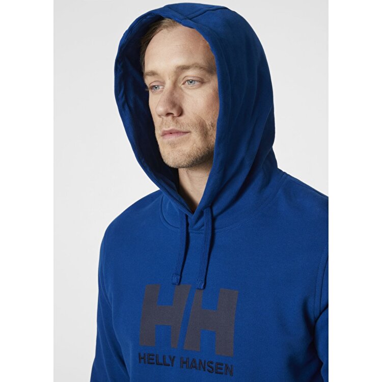 Худі FELPA DA UOMO HELLY HANSEN HH LOGO OLIVE GREEN — фото 4