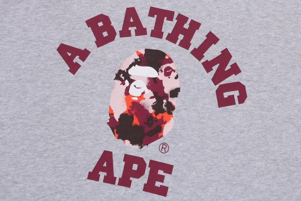 Вільний світшот A BATHING APE MAP CAMO COLLEGE — фото 3