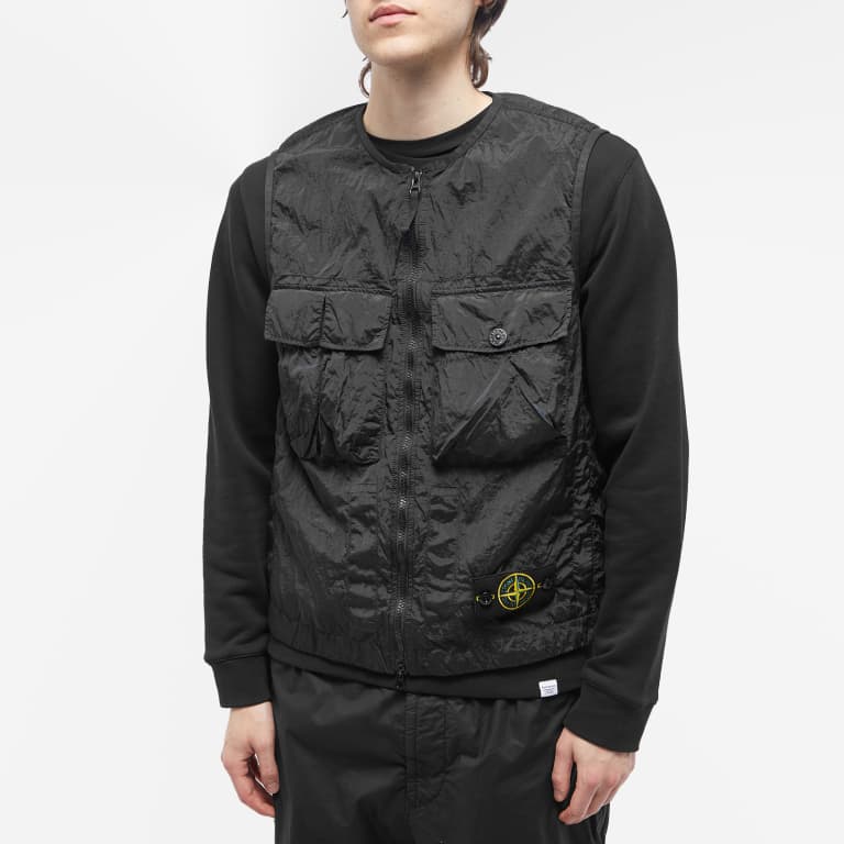 Нейлоновий жилет Stone Island Metal — фото 4