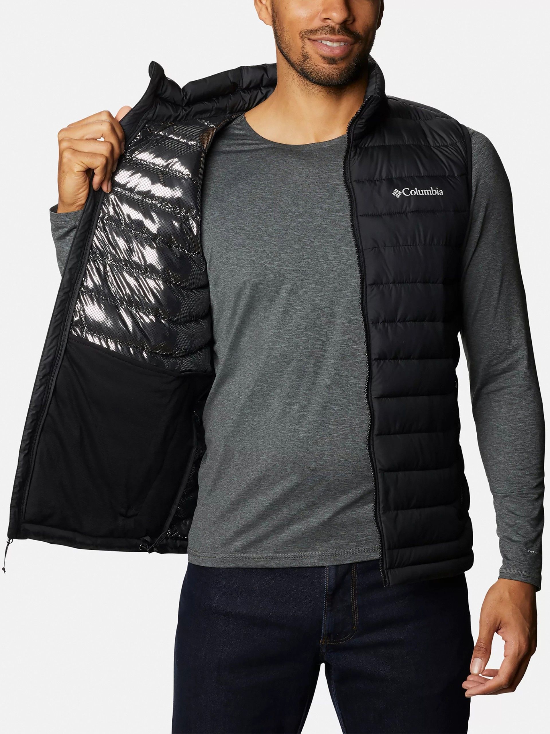 Жилетка чоловіча Columbia Powder Lite Vest (1748031-010) — фото 4