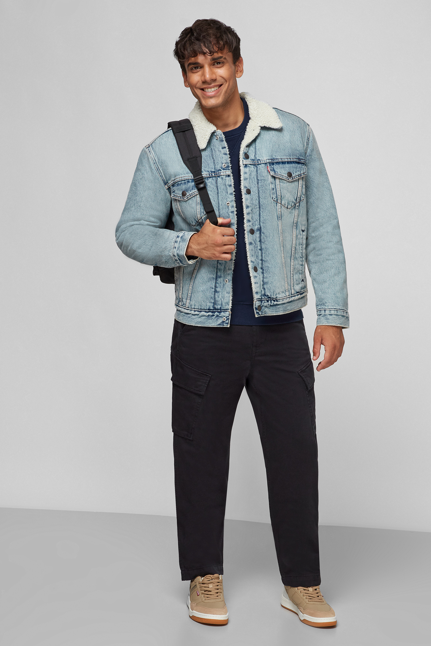 Куртка чоловіча Levi's Type 3 Sherpa (16365-0070) — фото 6