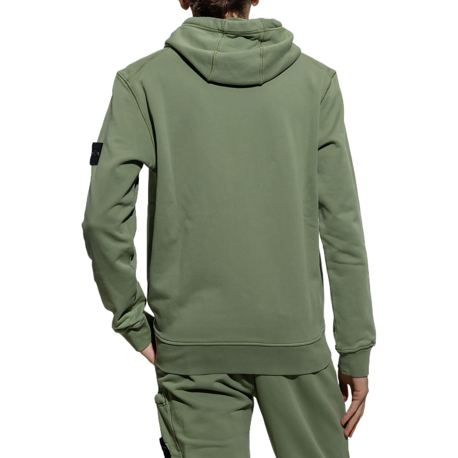 Худі Stone Island Garment Dyed Green — фото 3