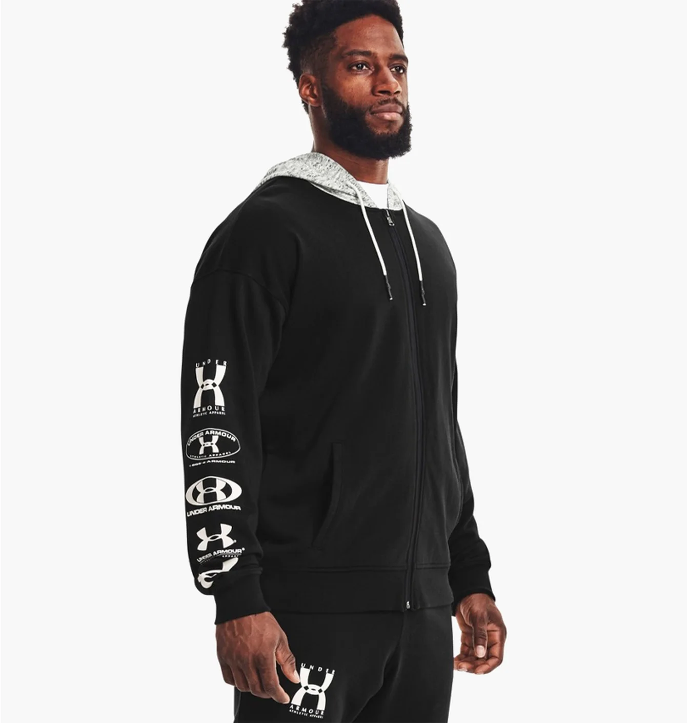 Кофта чоловіча Under Armour Rival Terry 25Th Anniversary Full Zip (1363727-001) — фото 1