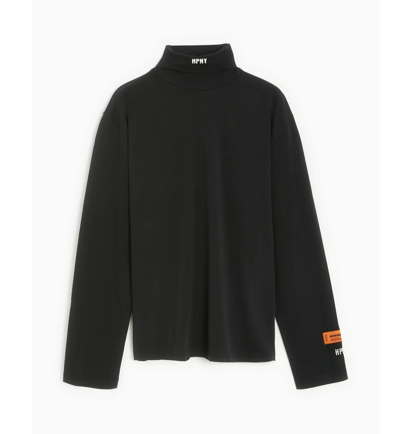 Кофта чоловіча Heron Preston Hpny Embroidered Rollneck Sweater Black (HMAB027C99JER0021001) — фото 3
