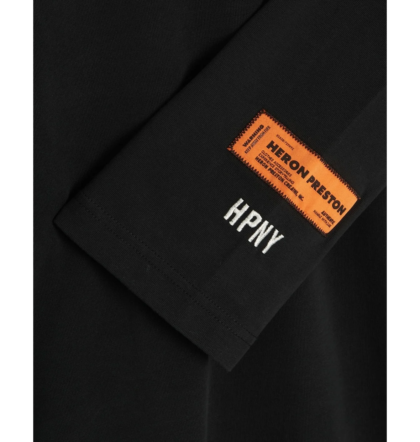 Кофта чоловіча Heron Preston Hpny Embroidered Rollneck Sweater Black (HMAB027C99JER0021001) — фото 5