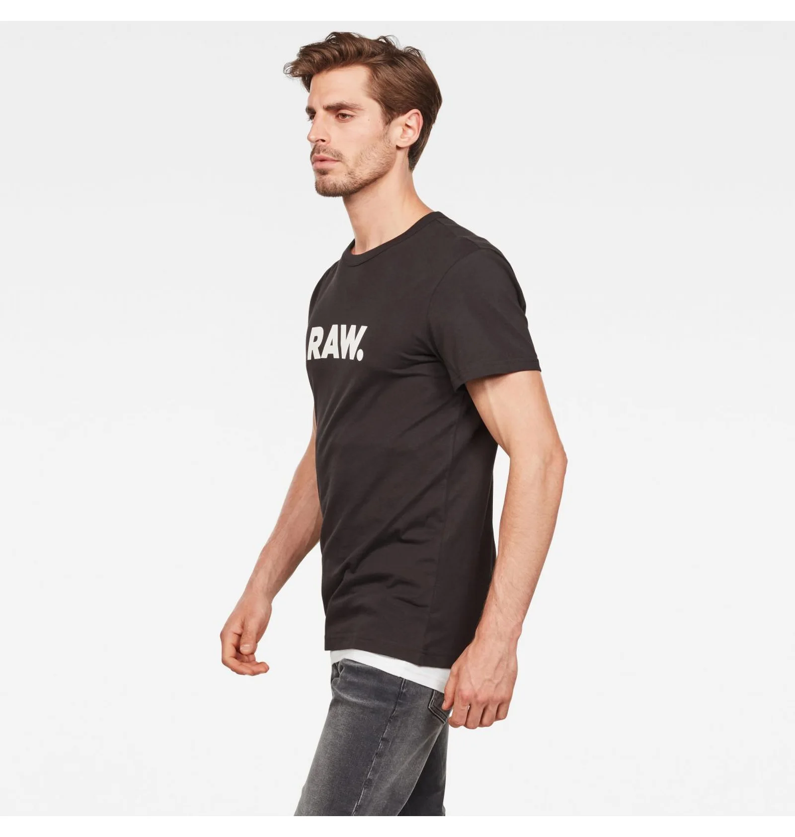 Чорна футболка Holorn G-Star RAW — фото 4