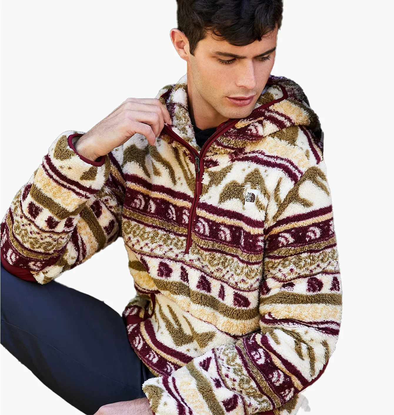 Кофта чоловіча The North Face Printed Campshire Pullover Hoodie (NF0A5GMTIVC) — фото 3