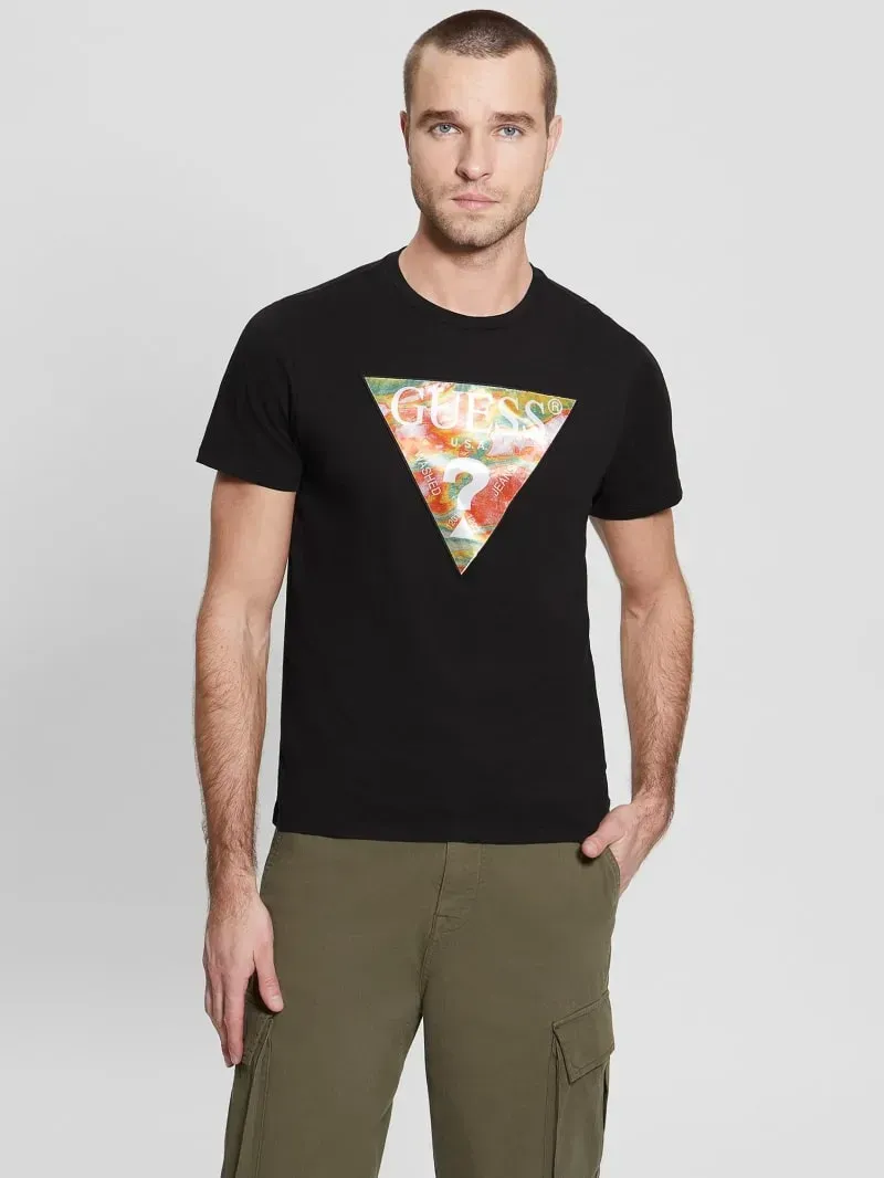 Футболка чоловіча Guess Eco Abstract Triangle Logo Tee (M3GI57K9RM1) — фото 1