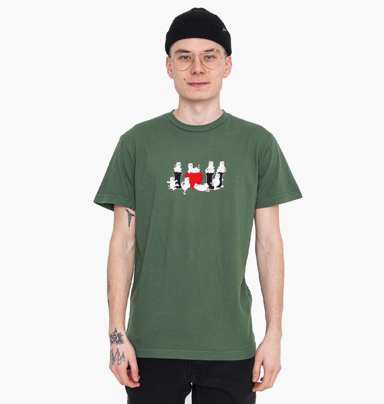 Футболка чоловіча Ripndip I Love U T Shirt Green (115972050) — фото 2
