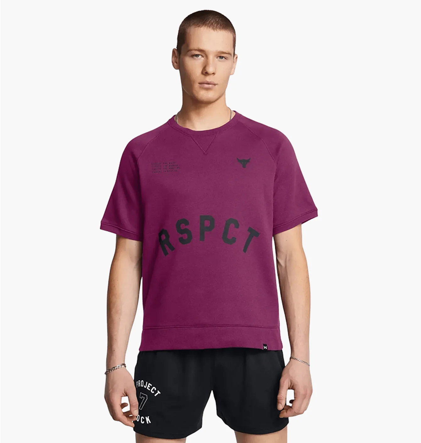 Футболка Under Armour Icon Fleece Purple — фото 1