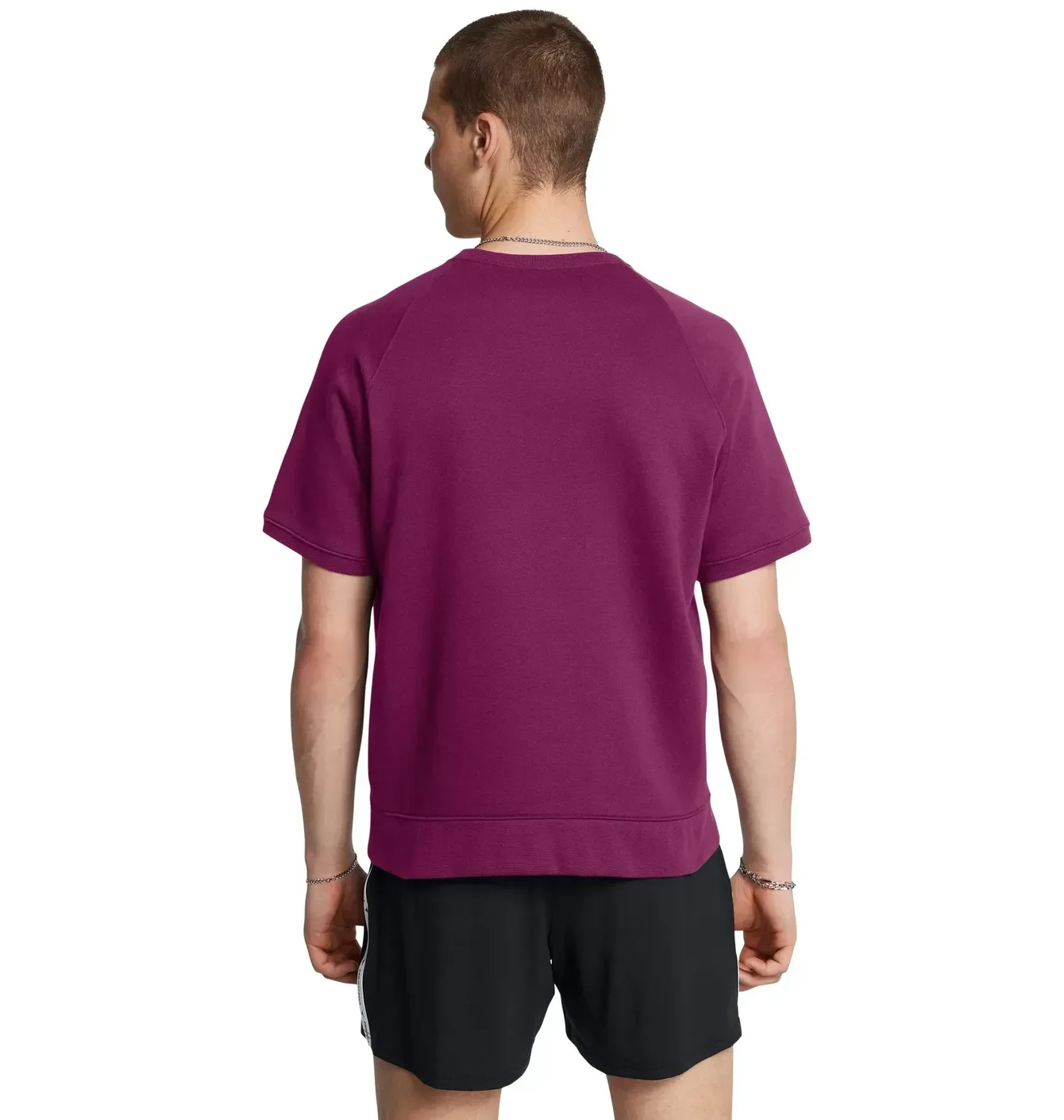 Футболка Under Armour Icon Fleece Purple — фото 3