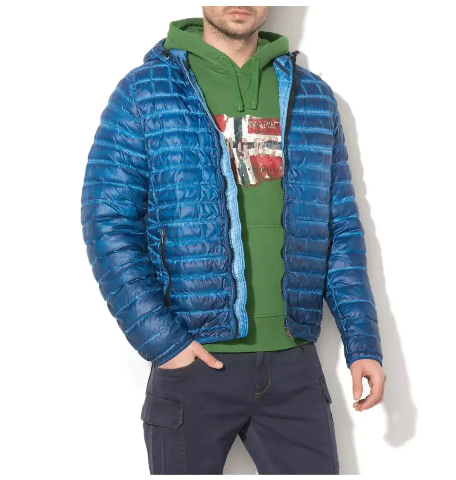 Куртка чоловіча Napapijri Micro Down Jacket Blue (N0YF2FB07) — фото 7