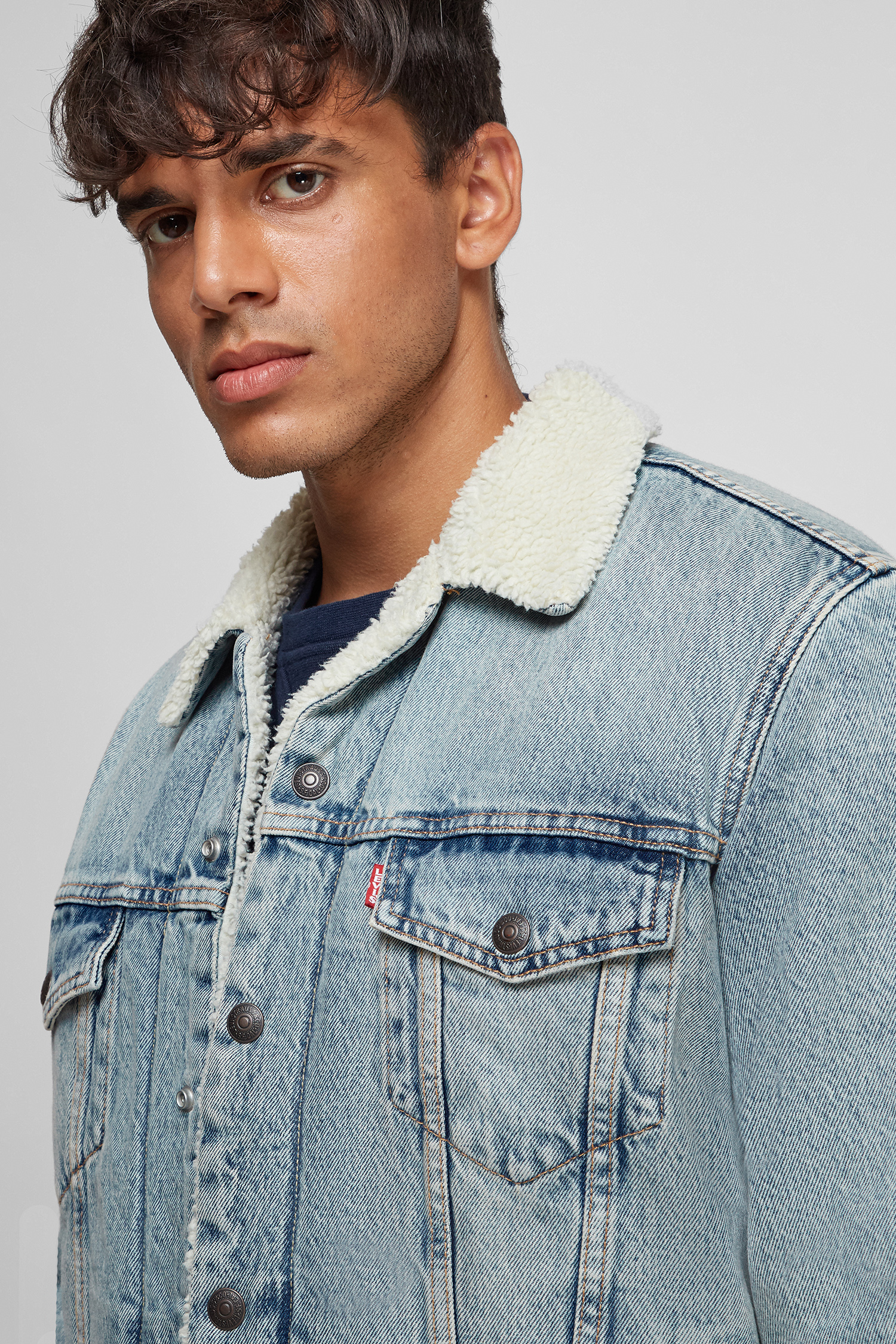 Куртка чоловіча Levi's Type 3 Sherpa (16365-0070) — фото 5