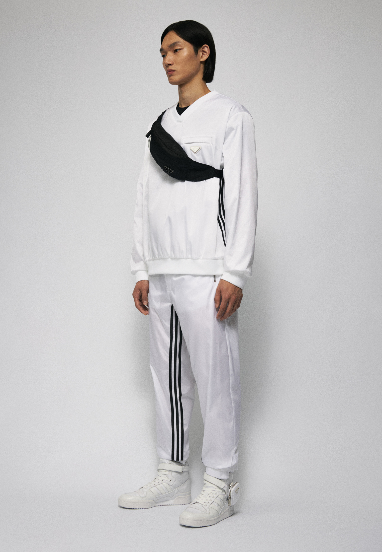 Кофта унісекс Prada X Adidas Prada X Re-Nylon Sweater (HN6510) — фото 3