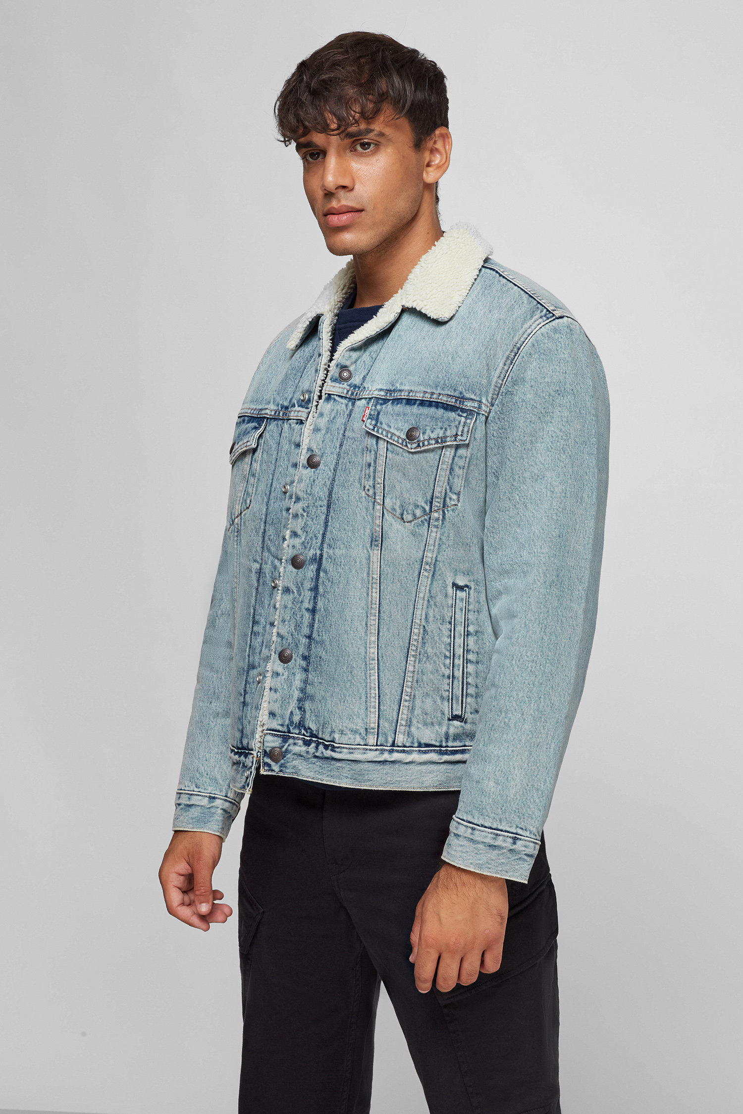 Куртка чоловіча Levi's Type 3 Sherpa (16365-0070) — фото 3