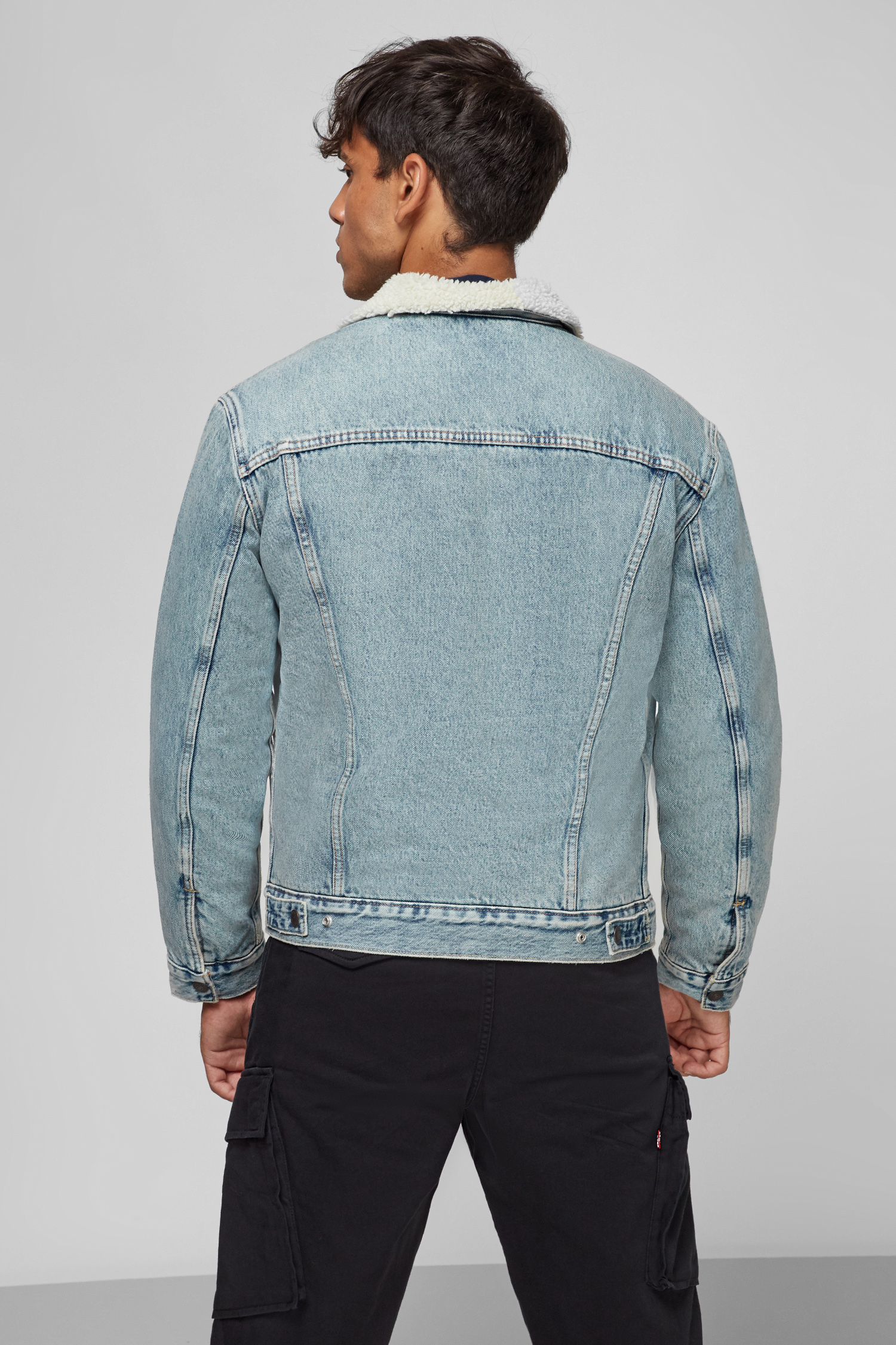 Куртка чоловіча Levi's Type 3 Sherpa (16365-0070) — фото 4