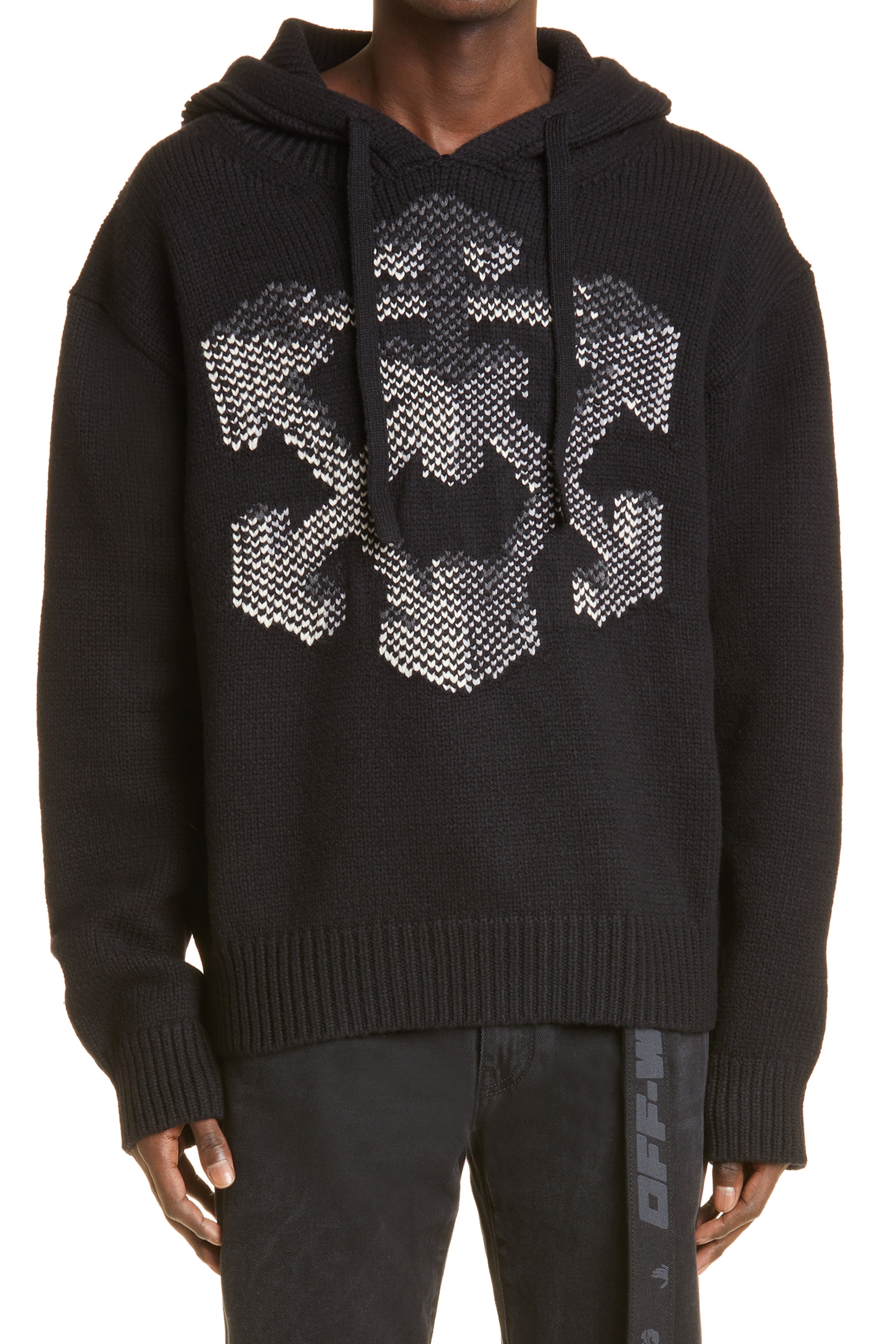Худі OFF-WHITE 3D Arrow Chunky Knit — фото 3