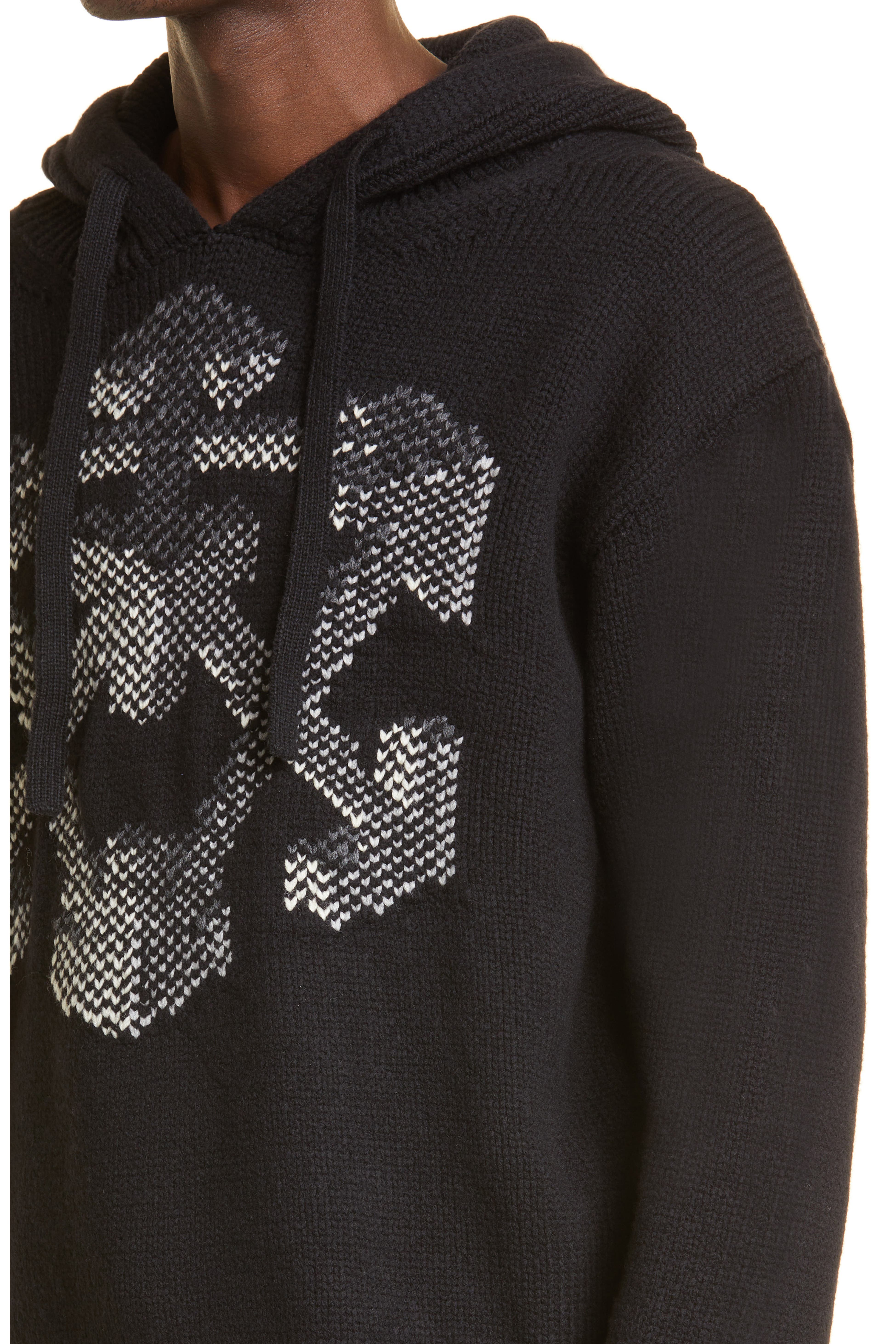 Худі OFF-WHITE 3D Arrow Chunky Knit — фото 4