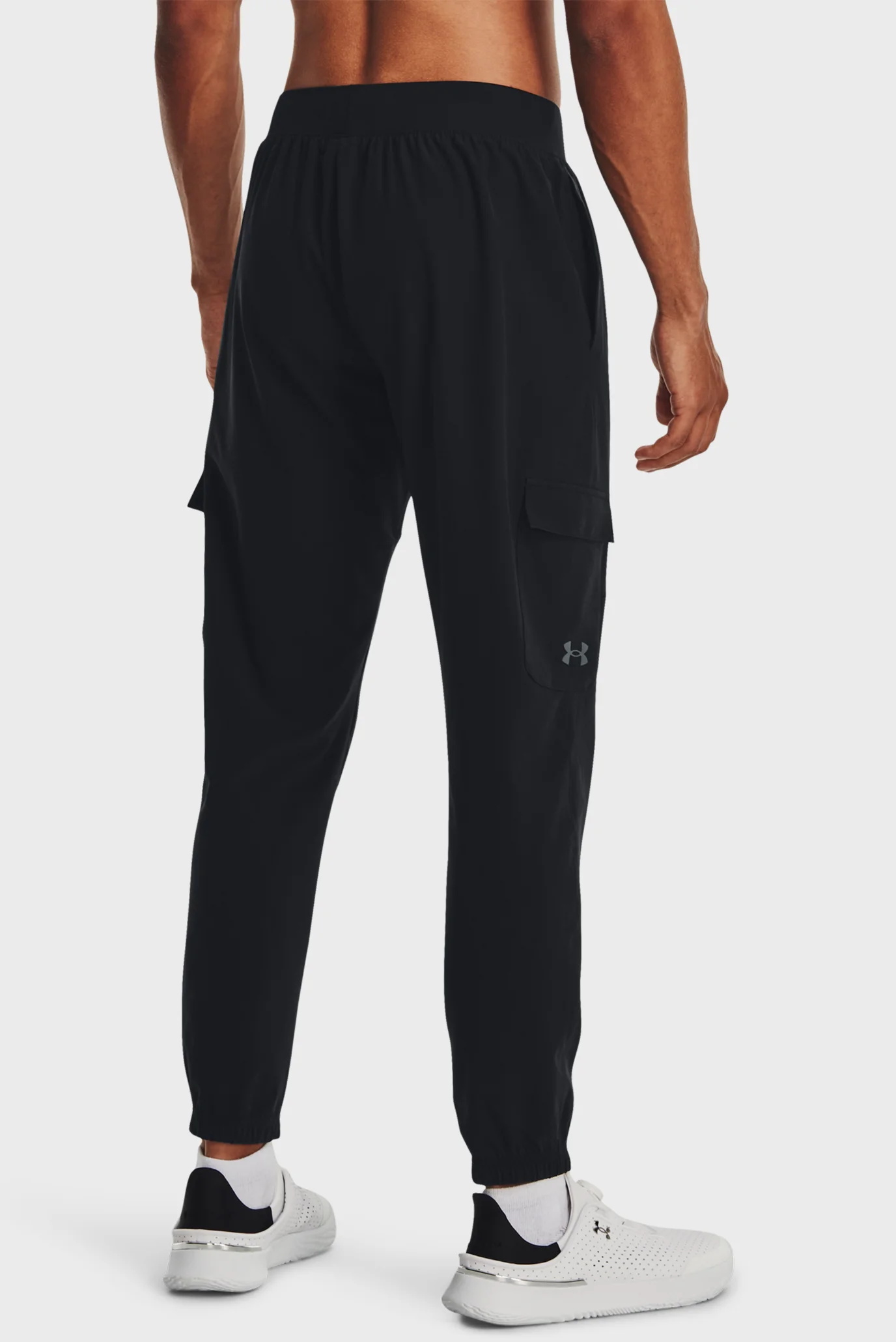 Карго штани Under Armour Stretch Woven Black — фото 5