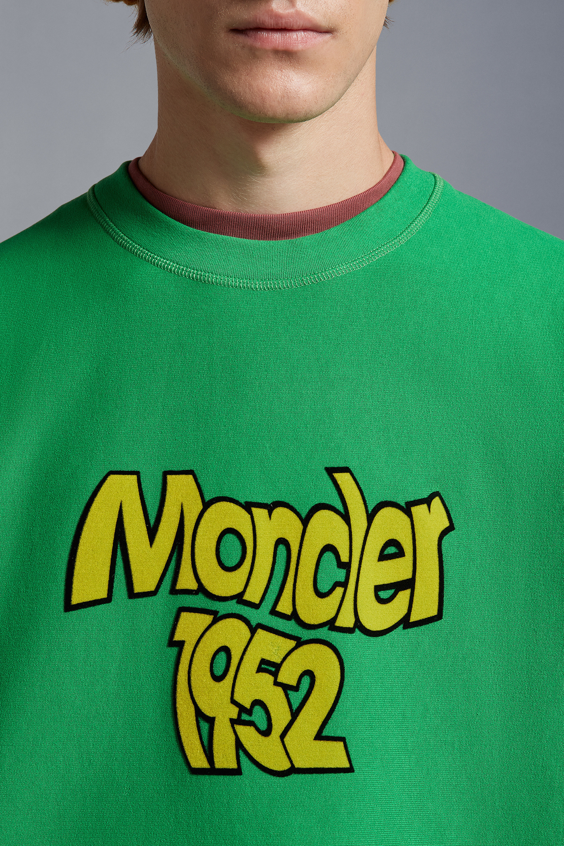 Зелений світшот Moncler Genius Logo — фото 7
