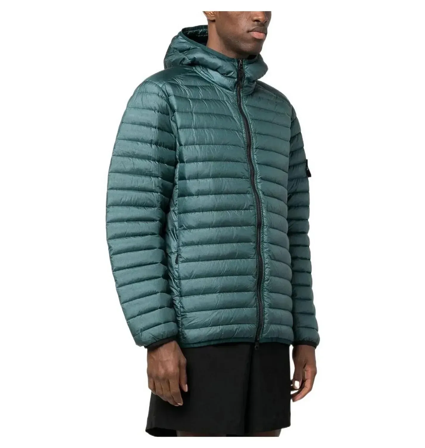 Куртка Stone Island Packable Loom Woven Chambers R-Nylon Down-TC 'Green' — фото 4