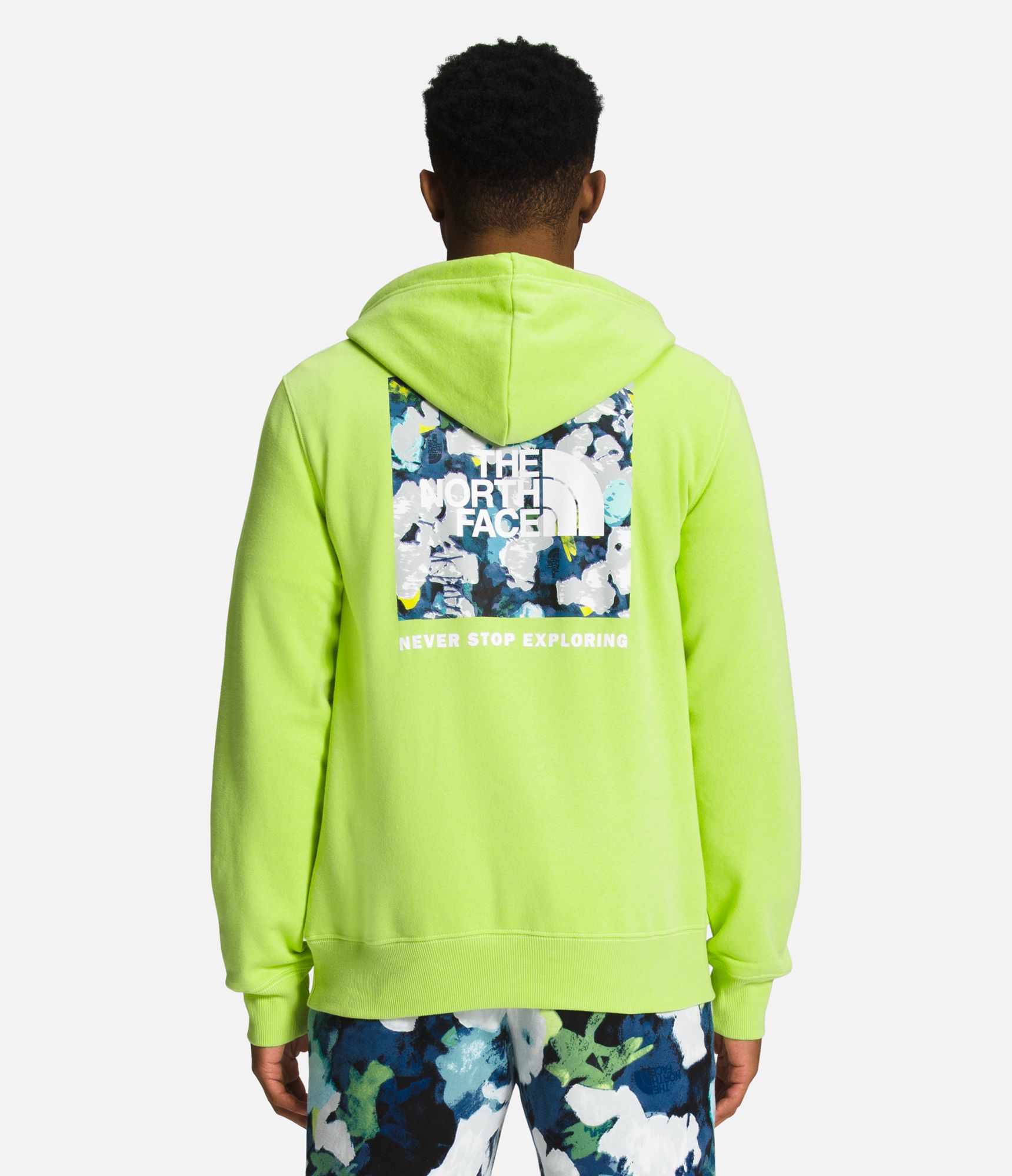 Кофта чоловіча The North Face Box Nse Pullover Hoodie Neon Green (NF0A7UNSIAM) — фото 4