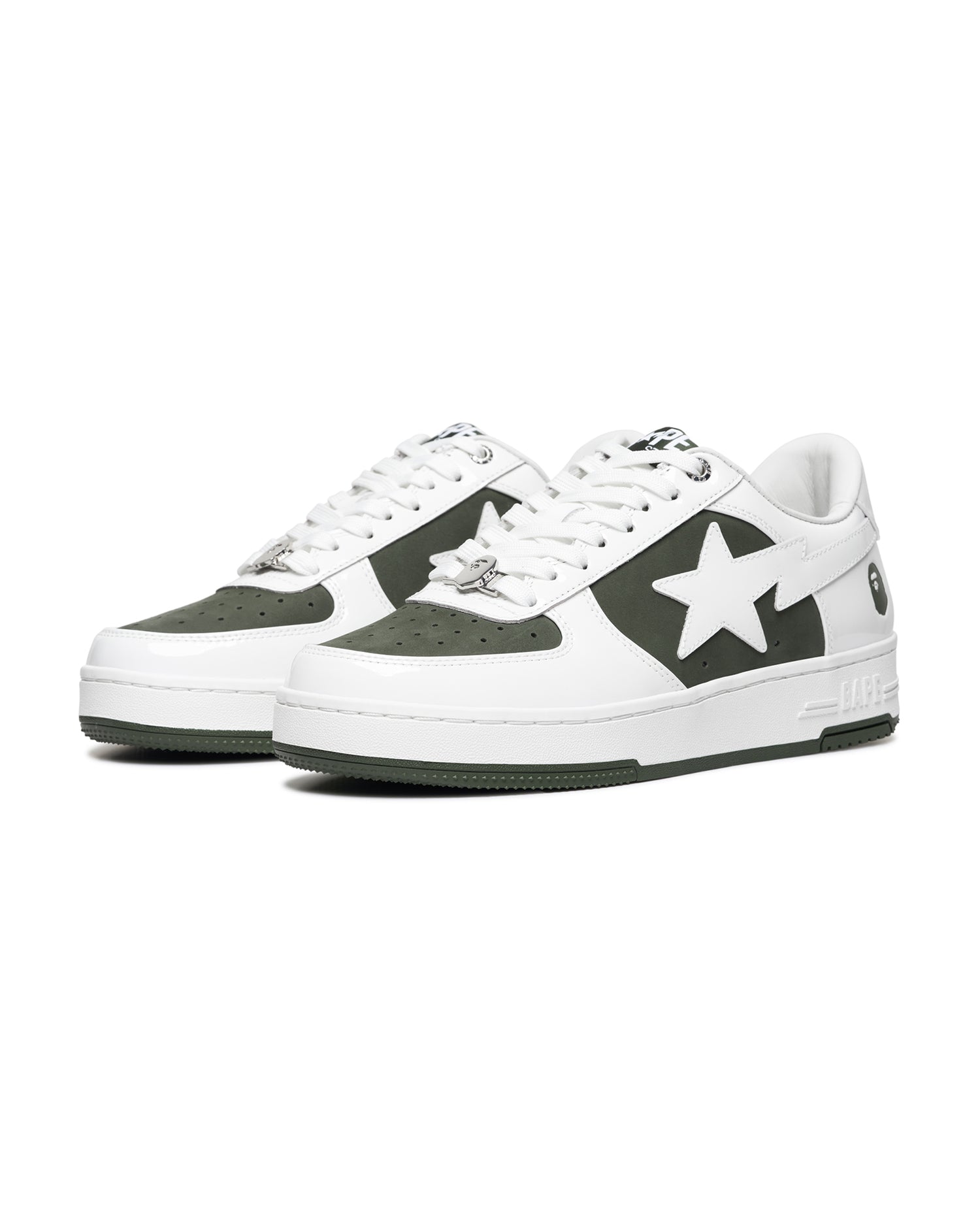 Кросівки A Bathing Ape Bape Sta Low #6 White Olive — фото 3