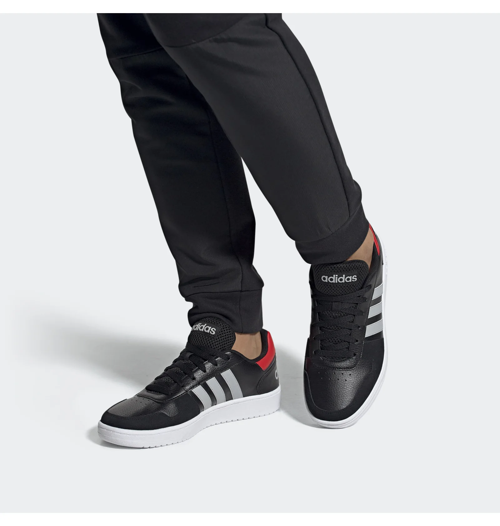 Кросівки чоловічі Adidas Hoops 2.0 Black (EE7800) — фото 10
