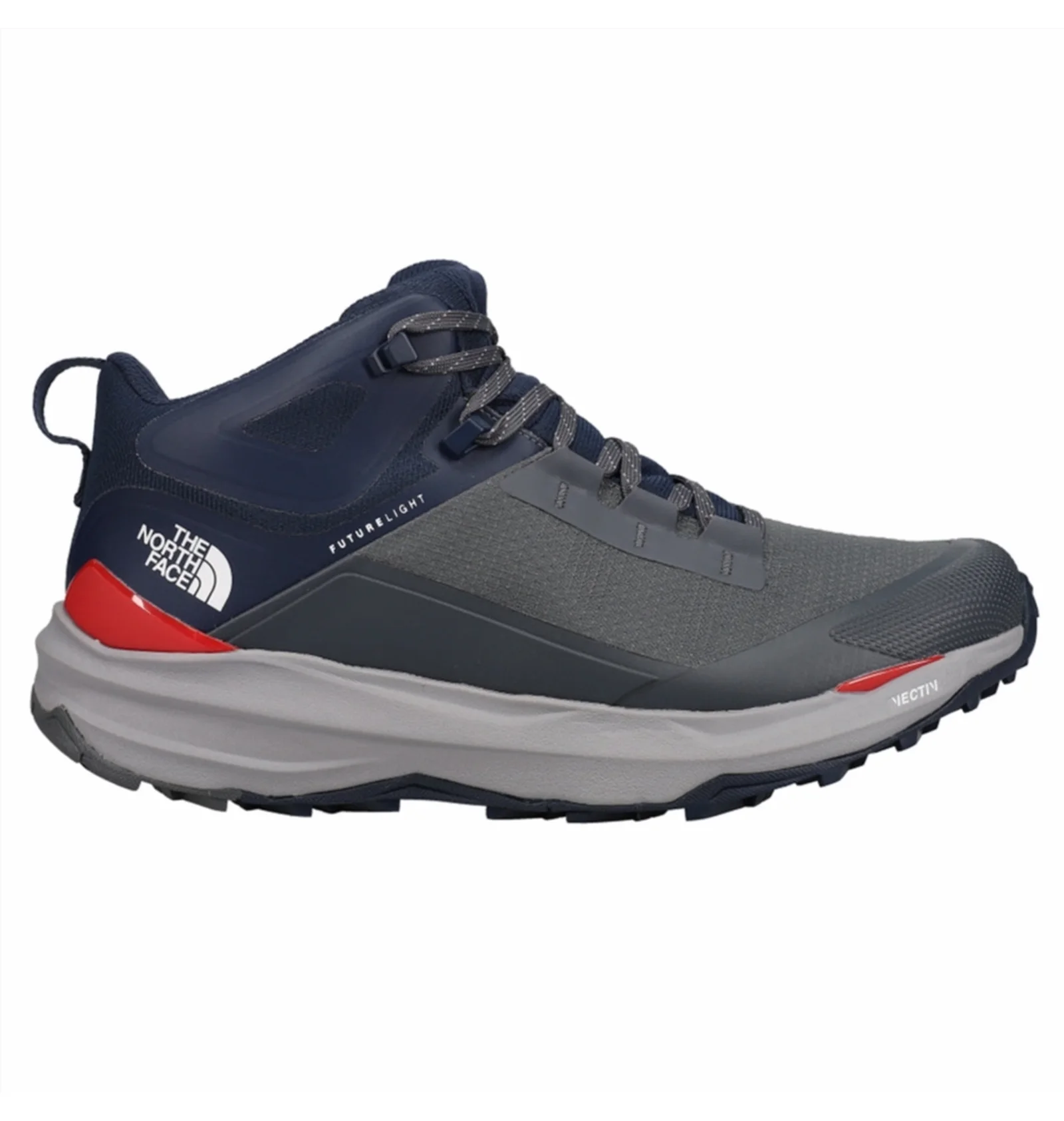 Кросівки чоловічі The North Face Vectiv Exploris 2 Mid Futurelight Hiking Boots Grey/Blue (NF0A7W6AIHS) — фото 4