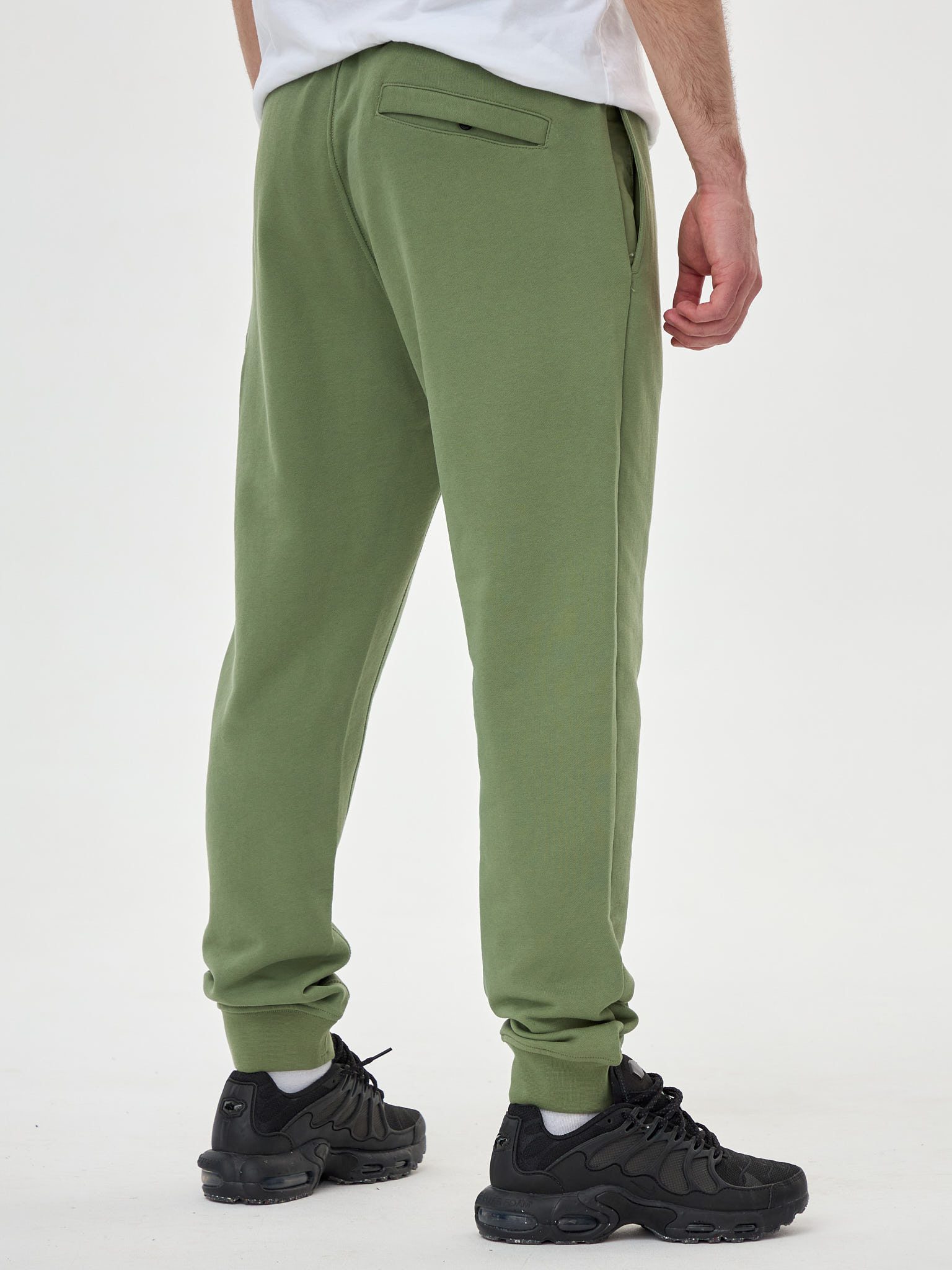 Штани чоловічі Stone Island Cotton Fleece Sweatpants Green — фото 6