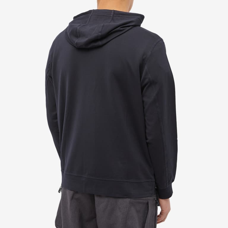 Худі чоловіче Stone Island Cotton Zip Pocket Detail Popover Hoodie — фото 4