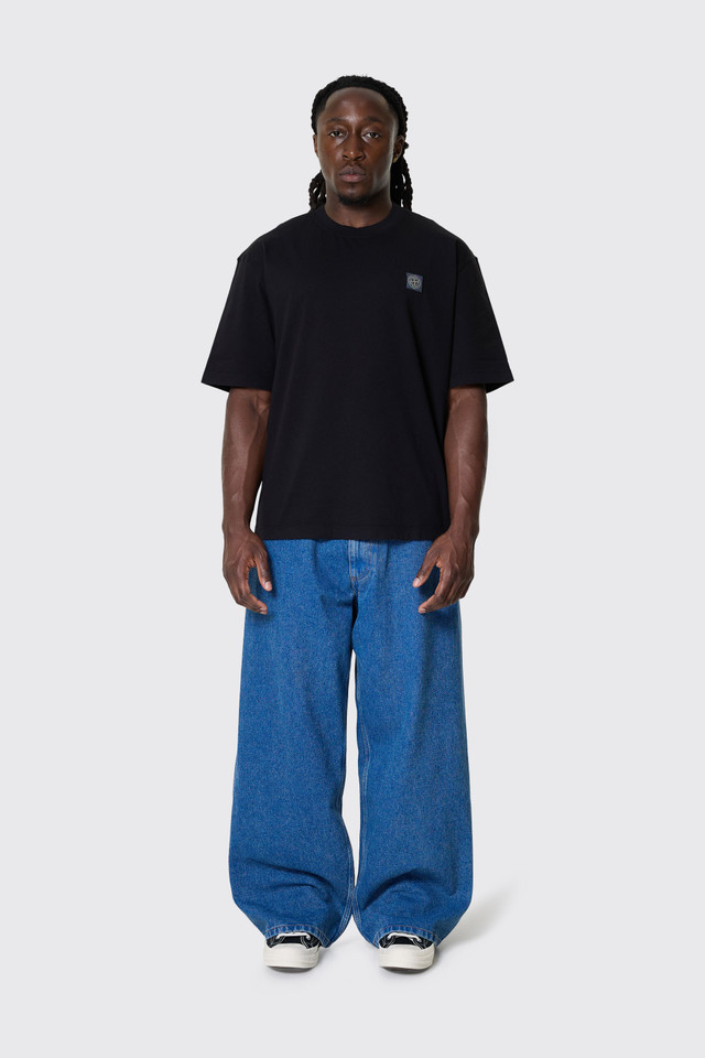 Футболка чоловіча Stone Island Crew-Neck Short Sleeve Logo Patch Black — фото 5