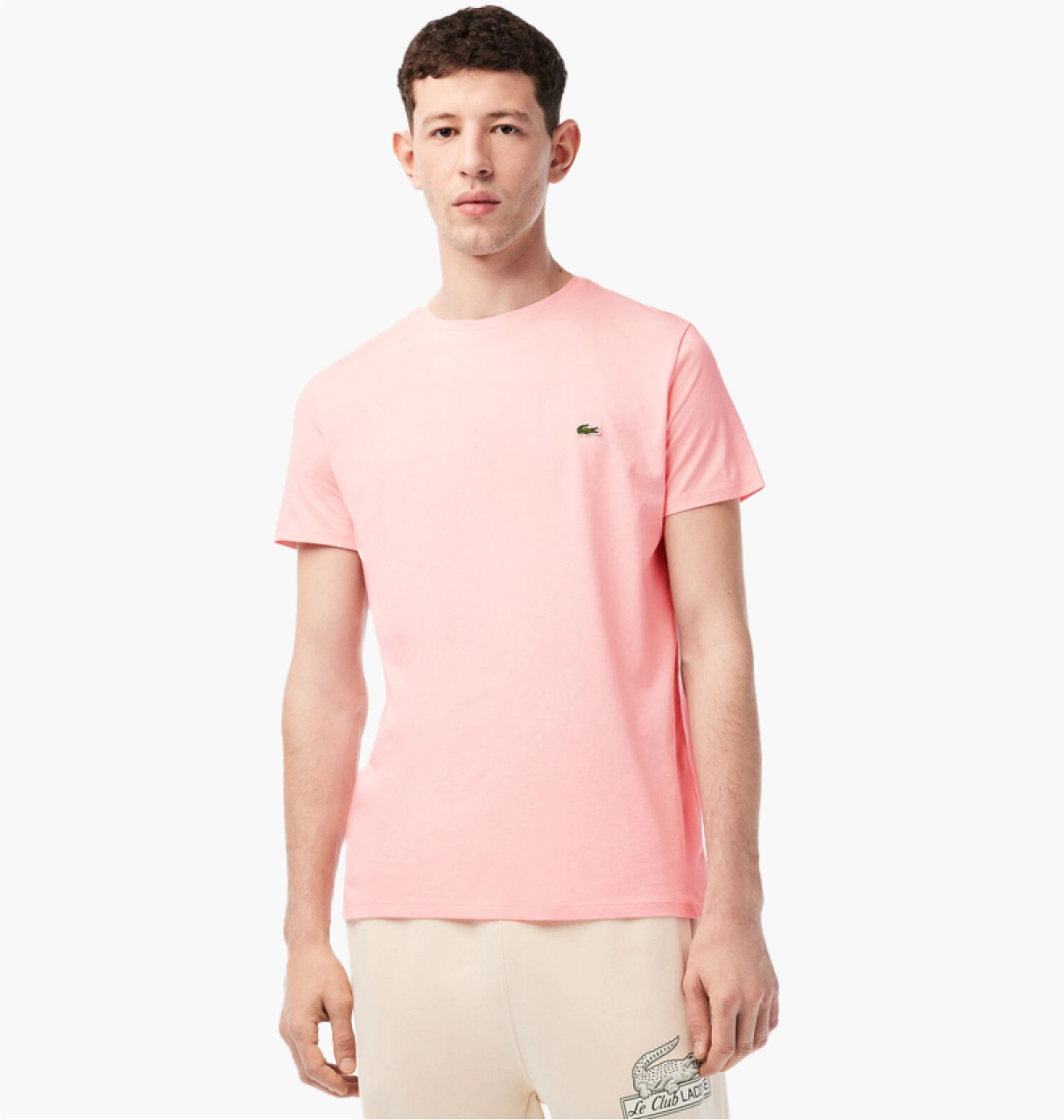 Футболка чоловіча Lacoste Men's Crew Neck Pima Cotton Jersey T-shirt — фото 1