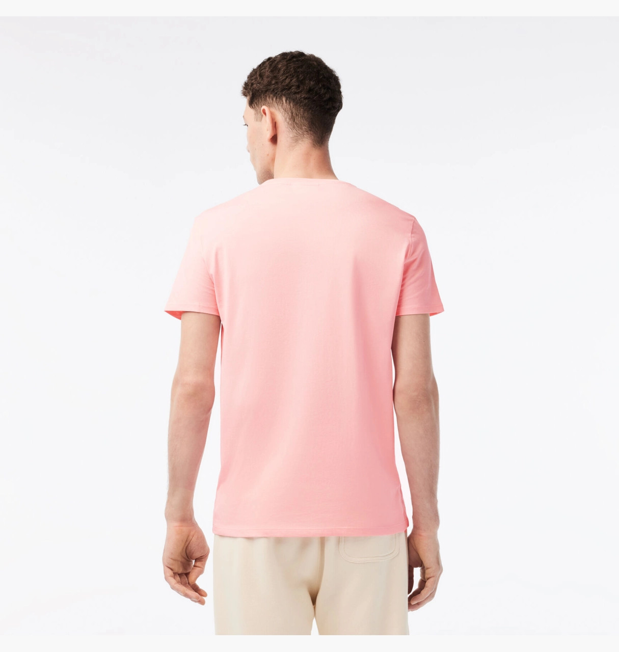 Футболка чоловіча Lacoste Men's Crew Neck Pima Cotton Jersey T-shirt — фото 4