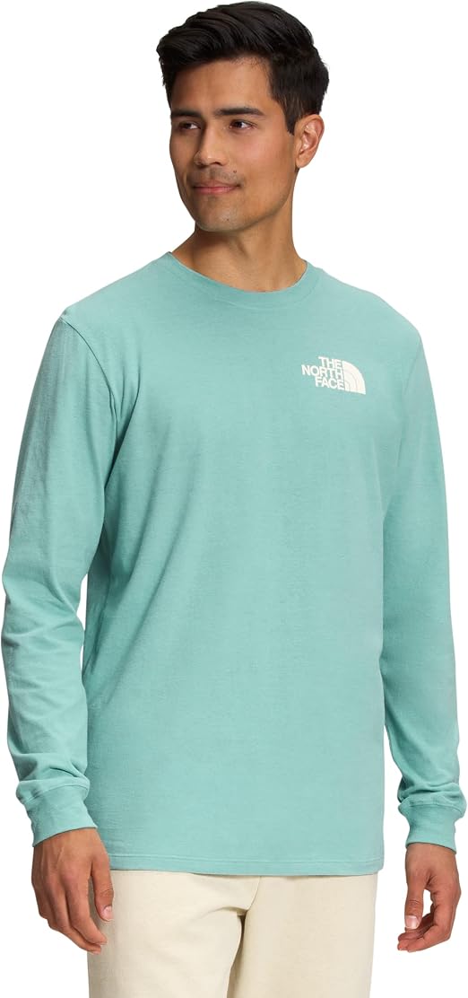 Світшот чоловічий The North Face Long Sleeve Green — фото 1