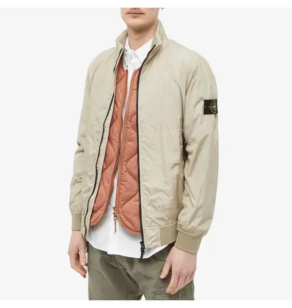 Куртка чоловіча Stone Island Crinkle Reps Jacket 'Dove Grey' — фото 4